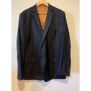 Jos A Bank Joseph Black Blazer Size Slim Fit Wool Size 46L Formal Event Career